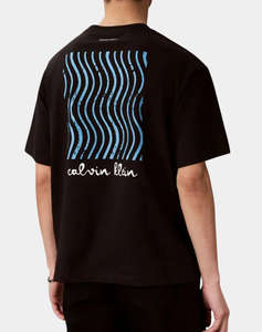 CALVIN KLEIN JEANS SS 16s CK TRVL LINES GRAPHIC TEE