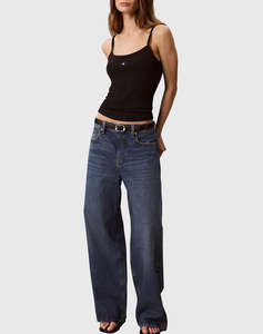 CALVIN KLEIN JEANS LOW RISE BAGGY BLUE RODEO