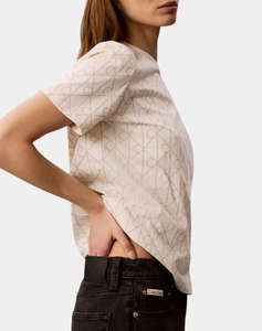 CALVIN KLEIN JEANS SS CLASSIC SEASONAL AOP TEE