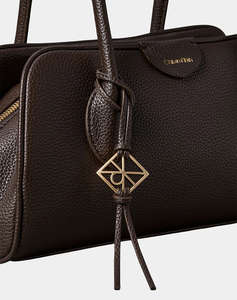 CALVIN KLEIN JEANS EMBLEM TRIO PEBBLE SHOULDER BAG