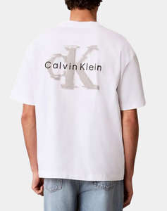 CALVIN KLEIN JEANS A- SS OVERSIZED EMBOSS MONOLOGO