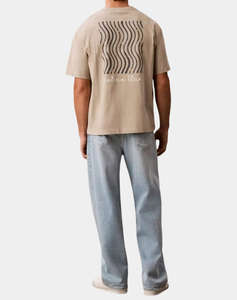 CALVIN KLEIN JEANS SS 16s CK TRVL LINES GRAPHIC TEE