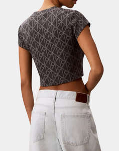 CALVIN KLEIN JEANS A- MONOLOGO BABY TEE