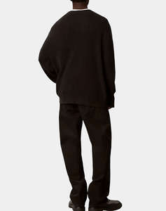 CALVIN KLEIN JEANS LS CLSC CTTN WFL CRWNK SWTR 9GG