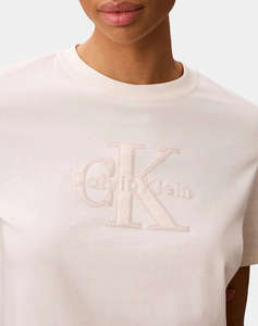 CALVIN KLEIN JEANS SS BABY TERRY HERO MONOLOGO TEE