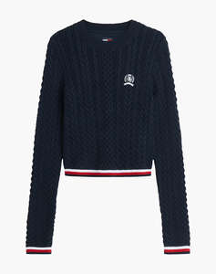 TOMMY JEANS TJW RWB TIPPING SWEATER