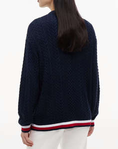 TOMMY JEANS TJW RWB TIPPING OVS CARDIGAN