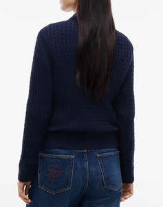 TOMMY HILFIGER CO CABLE C-NK LS SWEATER