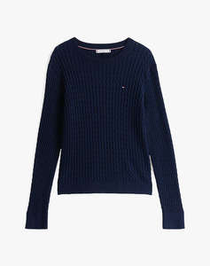TOMMY HILFIGER CO CABLE C-NK LS SWEATER
