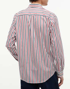 TOMMY HILFIGER FLEX POPLIN SEASONAL STRIPE SHT