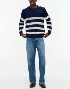 TOMMY HILFIGER DC BRETON STRIPE SWEATER