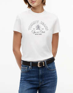 TOMMY JEANS TJW REG HERITAGE LOGO SS TEE