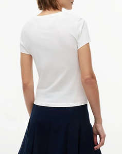 TOMMY JEANS TJW SLIM ESS LOGO 1 SS TEE EXT