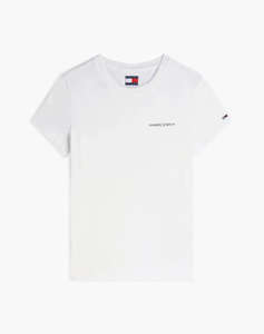 TOMMY JEANS TJW SLIM ESS LOGO 1 SS TEE EXT