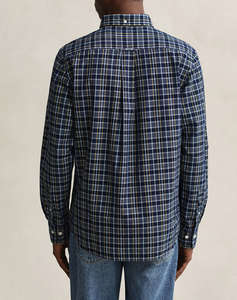 GANT РИЗА ΜΜ REG ARCHIVE POPLIN INDIGO CHECK