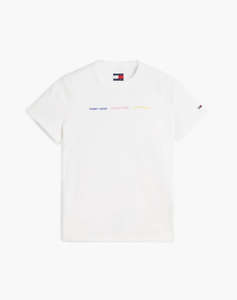 TOMMY JEANS TJW REG TJ REPEAT WASH TEE