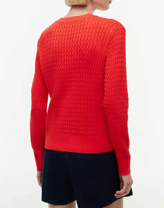 TOMMY HILFIGER CO CABLE C-NK LS SWEATER
