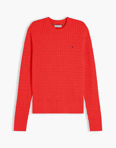 TOMMY HILFIGER CO CABLE C-NK LS SWEATER