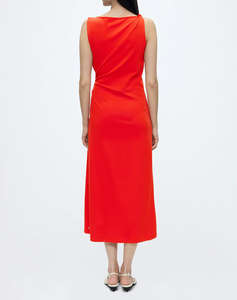 TOMMY HILFIGER INTERLOCK KNOT DETAIL DRESS