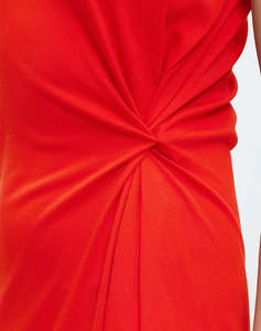 TOMMY HILFIGER INTERLOCK KNOT DETAIL DRESS