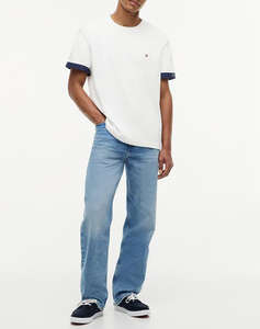 TOMMY HILFIGER SAIL MIX MEDIA CUFF REGULAR TEE