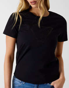 GUESS NEW SS CN BASIC TRIANGLE TEE ДАМСКА БЛУЗА