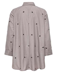 ONLY ONLNEW LINA GRACE STR EMB SHIRT NOOS WVN