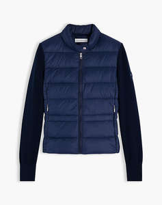 TOMMY HILFIGER LW DOWN KNIT MIX JACKET