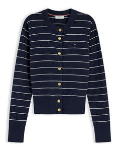 TOMMY HILFIGER JERSEY STITCH CARDIGAN