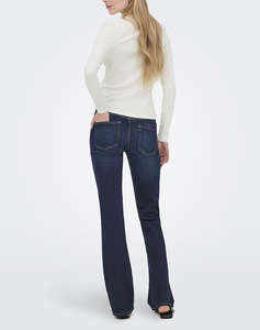 ONLY ONLSARA SHARAI L/S V-NECK TOP JRS NOOS