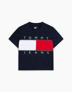 TOMMY JEANS TJW REG FLAG SS TEE EXT