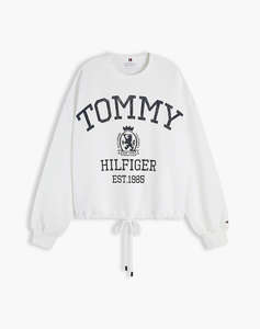 TOMMY HILFIGER VARSITY CREST MDRN SWEATSHIRT