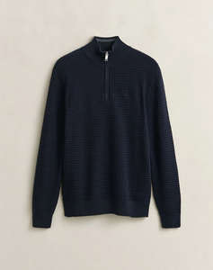GANT ПУЛОВЕР ΜΜ COTTON TEXTURE HALF ZIP