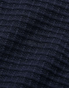 GANT ПУЛОВЕР ΜΜ COTTON TEXTURE HALF ZIP