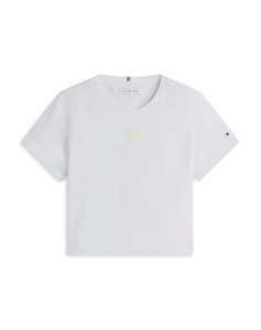 TOMMY HILFIGER TONAL FLAG TEE S/S