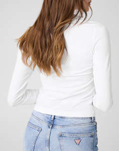 GUESS JEANS GJ LS CN SLIM LOGO EMB TEE ДАМСКА БЛУЗА