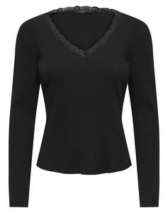 ONLY ONLSARA SHARAI L/S V-NECK TOP JRS NOOS