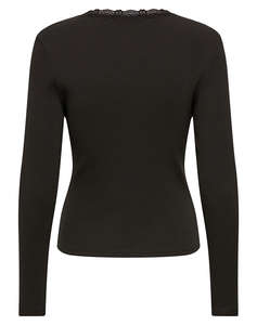 ONLY ONLSARA SHARAI L/S V-NECK TOP JRS NOOS