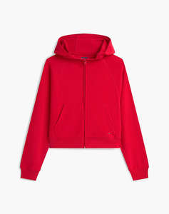 TOMMY JEANS TJW BXY S FLAG ZIP THRU HOODIE