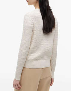 TOMMY HILFIGER CO CABLE C-NK LS SWEATER