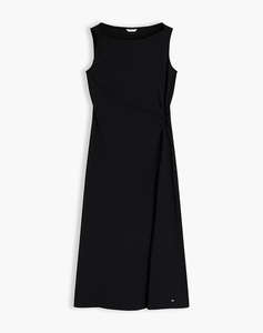TOMMY HILFIGER INTERLOCK KNOT DETAIL DRESS