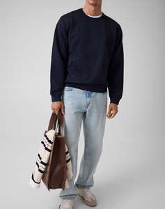 GUESS CN LS ALL OVER JACQUARD SWEATS Мъжки суитшърт