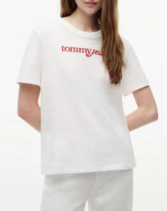 TOMMY JEANS TJW RLX SCRIPT SS TEE