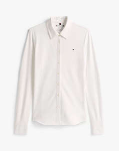 TOMMY HILFIGER 1985 SLIM PIQUE LS SHIRT