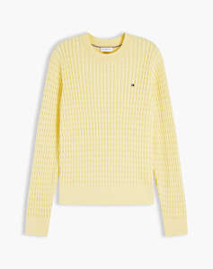 TOMMY HILFIGER CO CABLE C-NK LS SWEATER