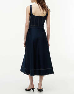 TOMMY HILFIGER CONTRAST STITCH TNK DRESS
