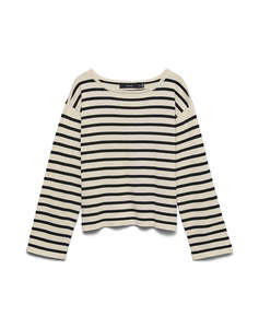 VERO MODA VMNOMA LS BOATNECK PULLOVER NOOS