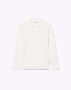 LACOSTE БЛУЗА С ДЪЛЪГ РЪКАВ LONG SLEEVED RIBBED COLLAR SHIRT