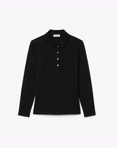 LACOSTE БЛУЗА С ДЪЛЪГ РЪКАВ LONG SLEEVED RIBBED COLLAR SHIRT