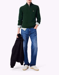 LACOSTE ПУЛОВЕР С ДЪЛЪГ РЪКАВ SWEATER